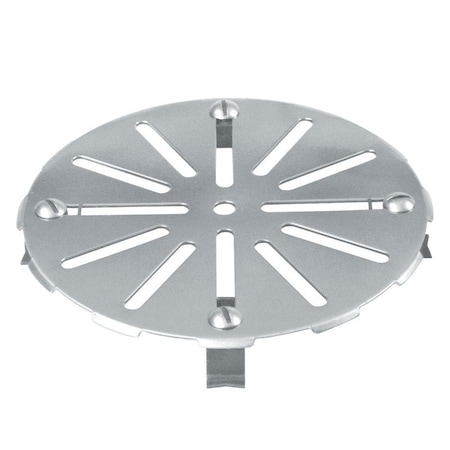 Sioux Cheif Sioux Chief Gripper 7-1/4 in. Chrome Round Stainless Steel Floor Drain Cover 847-7